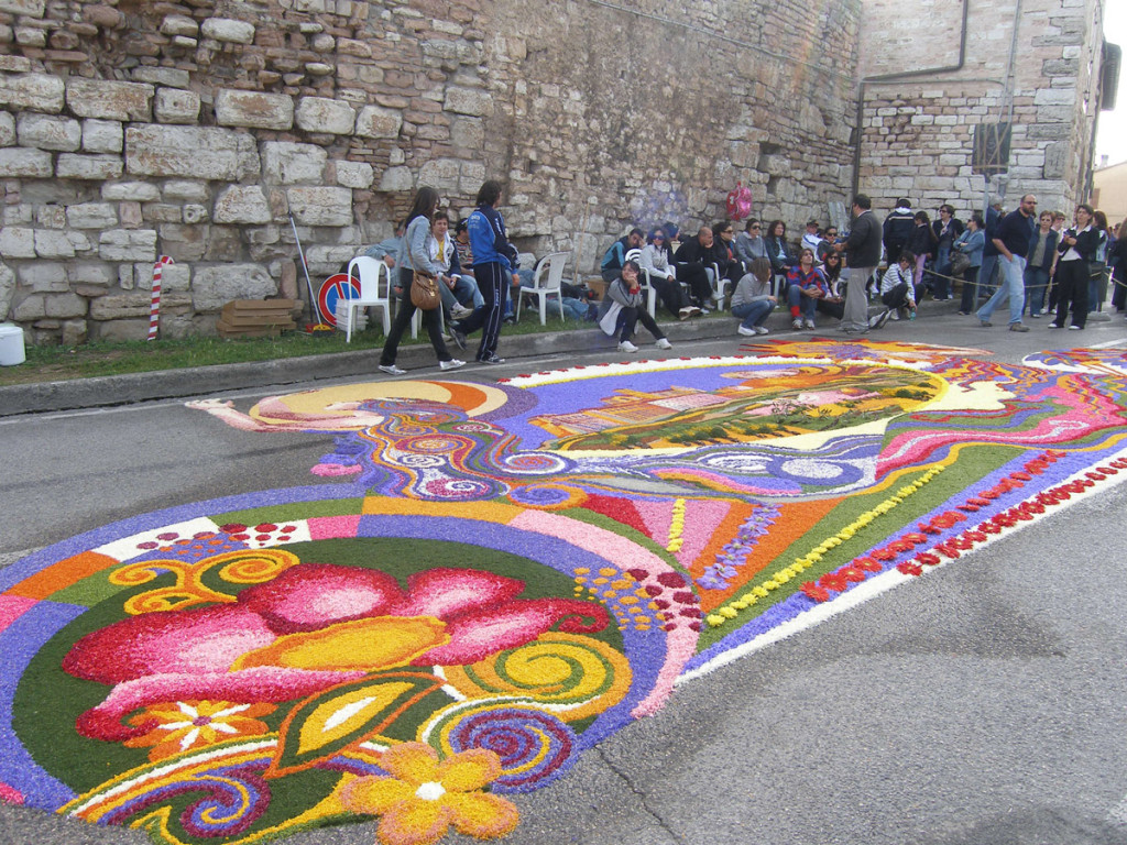 The flowers of Spello Umbria Italy The Golden Scope